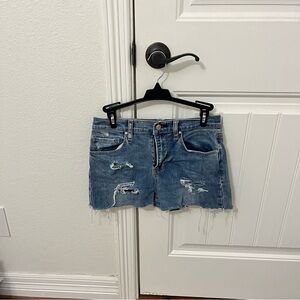 PacSun Mid Rise Denim Shorts, Size 26